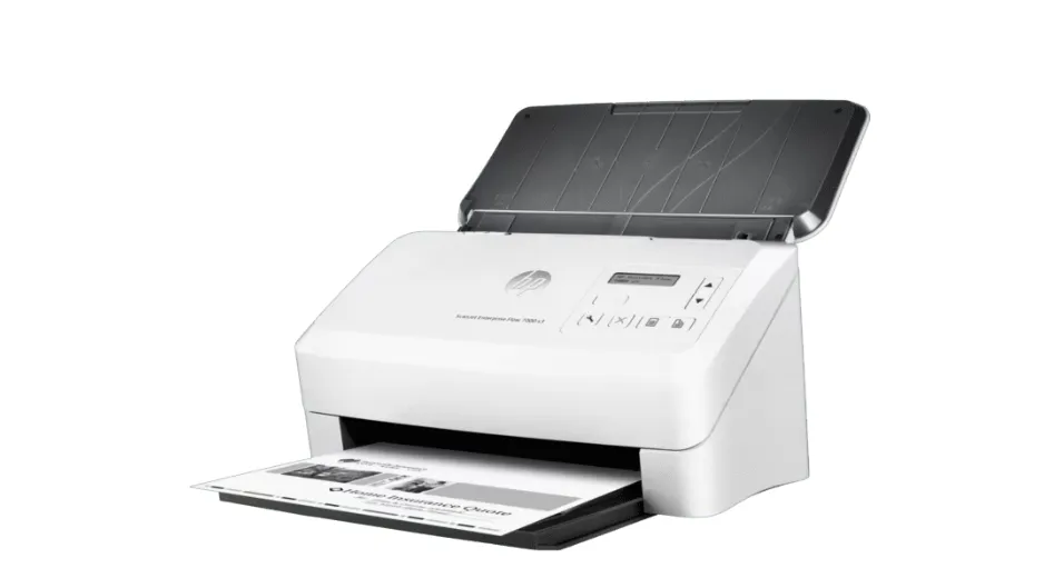 ESCÁNER HP SCANJET ENTERPRISE FLOW 7000 S3 ESCÁNER DE ALIMENTACIÓN POR HOJAS, RESOLUCIÓN 600 DPI, 75 PPM, DÚPLEX AUTOMÁTICO, ADF 80 HOJAS, vista 2
